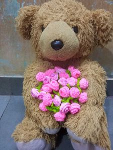 Cute Crochet Flower Bouquet Blanket