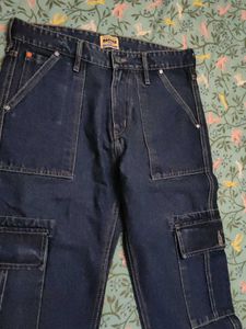 Banana Club Navy Blue Jeans Almost New - Baggy Fit