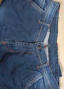 Striped Denim Jeans