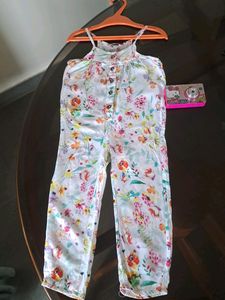 Beautiful   Floral Print Jumpsuit  For 👧 Girl