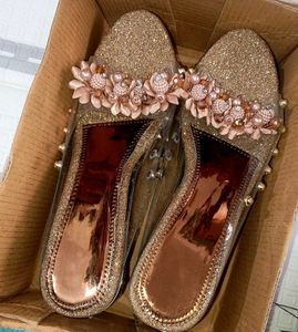 Sparkly Gold Heels