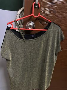 A Line Off Shoulder Top