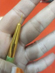 Golden Handle Nail Art Brush