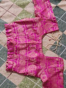 Women Pink Banarasi Blouse 💕