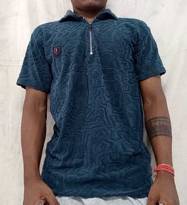 Vintage Textured Polo Shirt