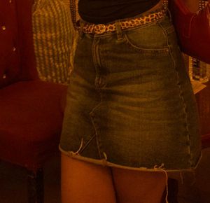 Denim Co. Short Vintage Skirt