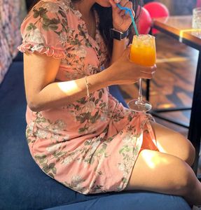 Floral Wrap Dress