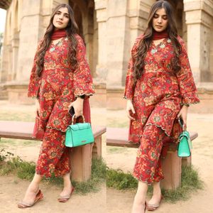 floral suit beautiful maria maroon