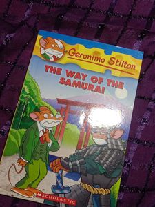 Geronimo Stilton Books (1) Field Trip To Niagara Falls (2) The Way Of The Samurai (3) The Cheese Burglar