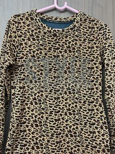 pure woollen Animal Print Dress for M &amp;L