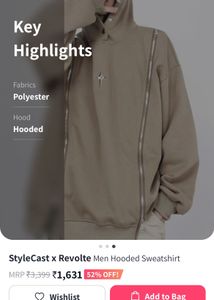 Men Hooded Sweatshirt