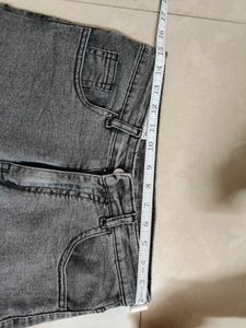 Women Trendy Grey Denim Jeans