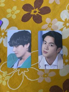 BTS JIN & V Samsung Photocards