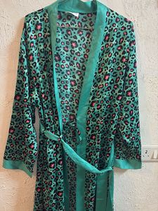 Pretty secrets Teal Animal Print Robe