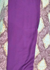 Elegant Purple Saree