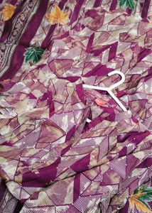 Maroon &amp; Maple Leaf Kurta With Dupatta