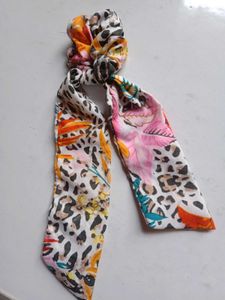 Combo Of 5 Scrunchies Rubber Band