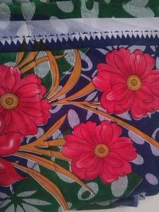 Floral Print Saree - new