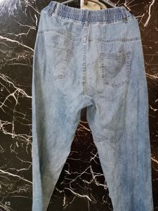 BaronHong Wide Leg Denim Jeans Art
