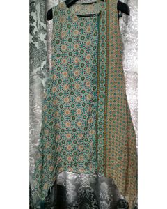 Melange Sleeveless Kurthi