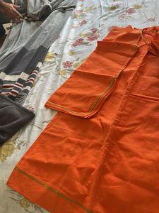 Orange Rajputi Poshak