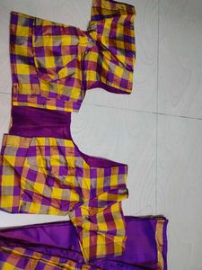 Simple Saree With Blouse