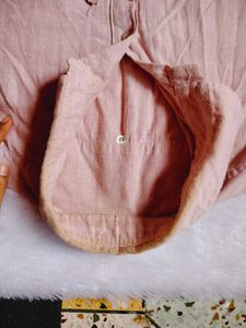 Pure Cotton Khadi Shirt Half Sleeve