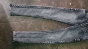 Stylish Gray Denim Jeans