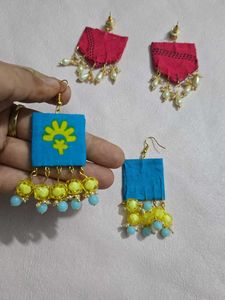 Fabric Earings