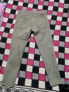 Olive Green Jeans