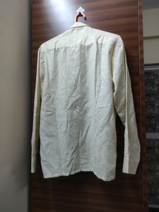 Brand New Cream Color Long Sleeve Formal Shirt