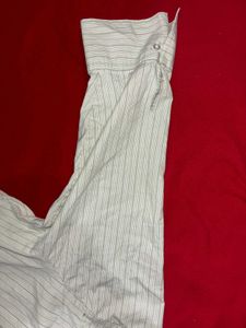 Striped White Shirt