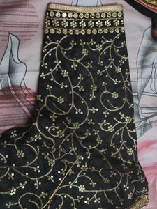 Embroidered Black Blouse
