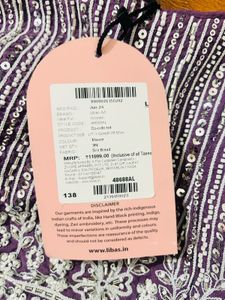 Purple Crop Top 3 Peace Dhoti Set