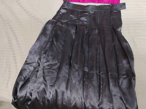 Pink&amp;Gray Gotta Patti Lehenga