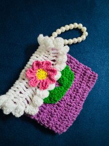 Mini Crochet Flower Bag