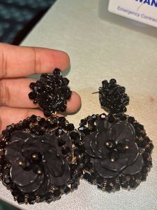 Floral Beaded Earrings