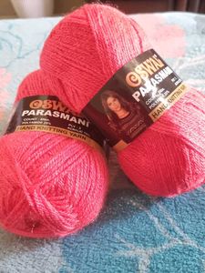 Oswal Knitting Yarn Pink Color
