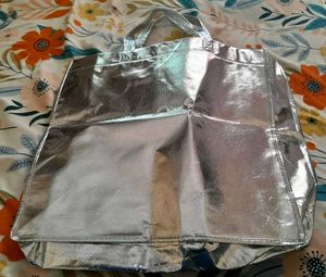 Glossy Sliver Gift Bag