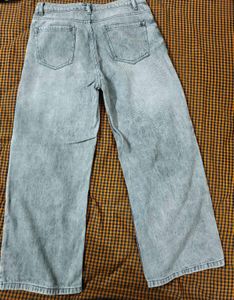 Wide Leg Acid Wash Jeans From Max