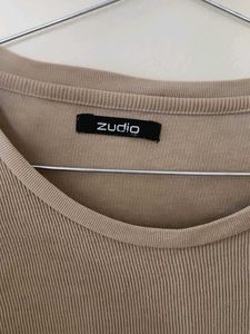 Zudio Beige T-Shirt