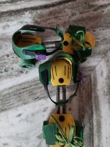 Vintage Green &amp; Yellow Foot Abduction Orthosis