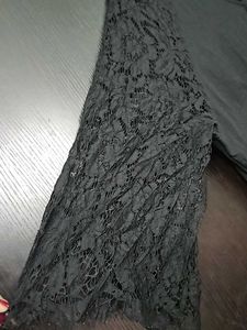Elegant Black Lace Maxi Dress