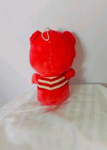 Cute Striped Shirt Red Bear Plushie