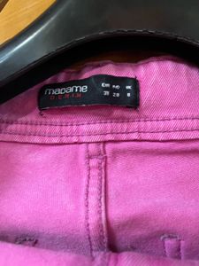 Pink Wide Leg Jeans by Madame