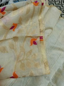 NEW Cotton Resham Saree