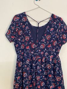 Floral Print Mini Dress