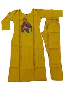 Elegant Yellow Kurta Set