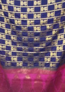 Mind blowing Saree With Peacock And Elephant Desig