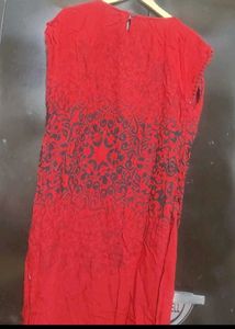 Red Top Tunic For Girl Or Woman 38 Bust